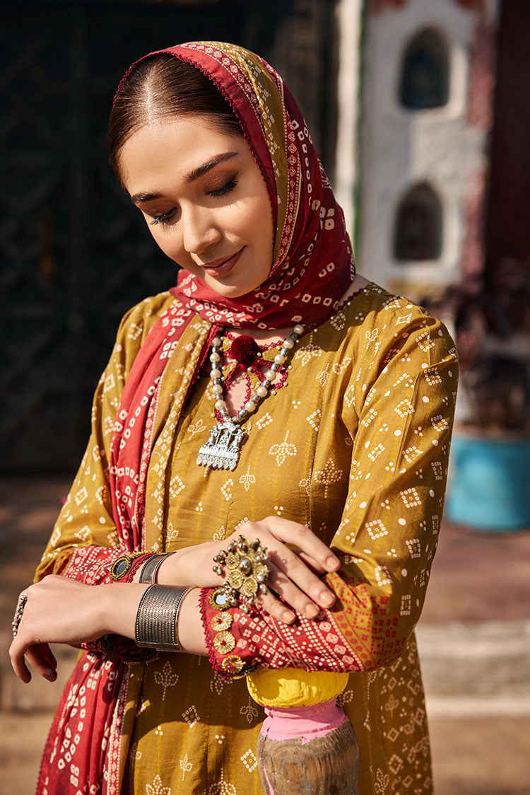 Picture of Ellena - 3-PC Unstitched Digital Printed Lawn Suit - Available at Raja Sahib