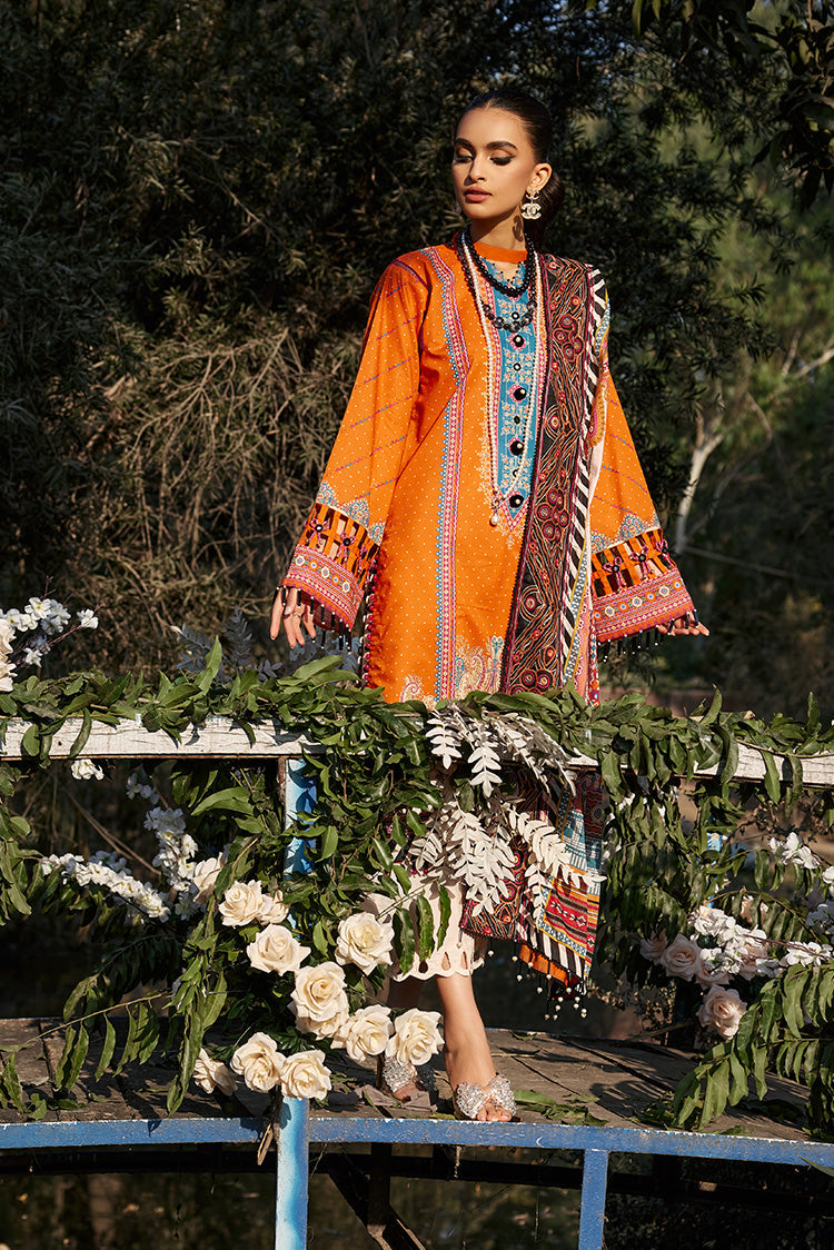 Picture of Ellena - 3-PC Unstitched Digital Printed Lawn Suit - Available at Raja Sahib