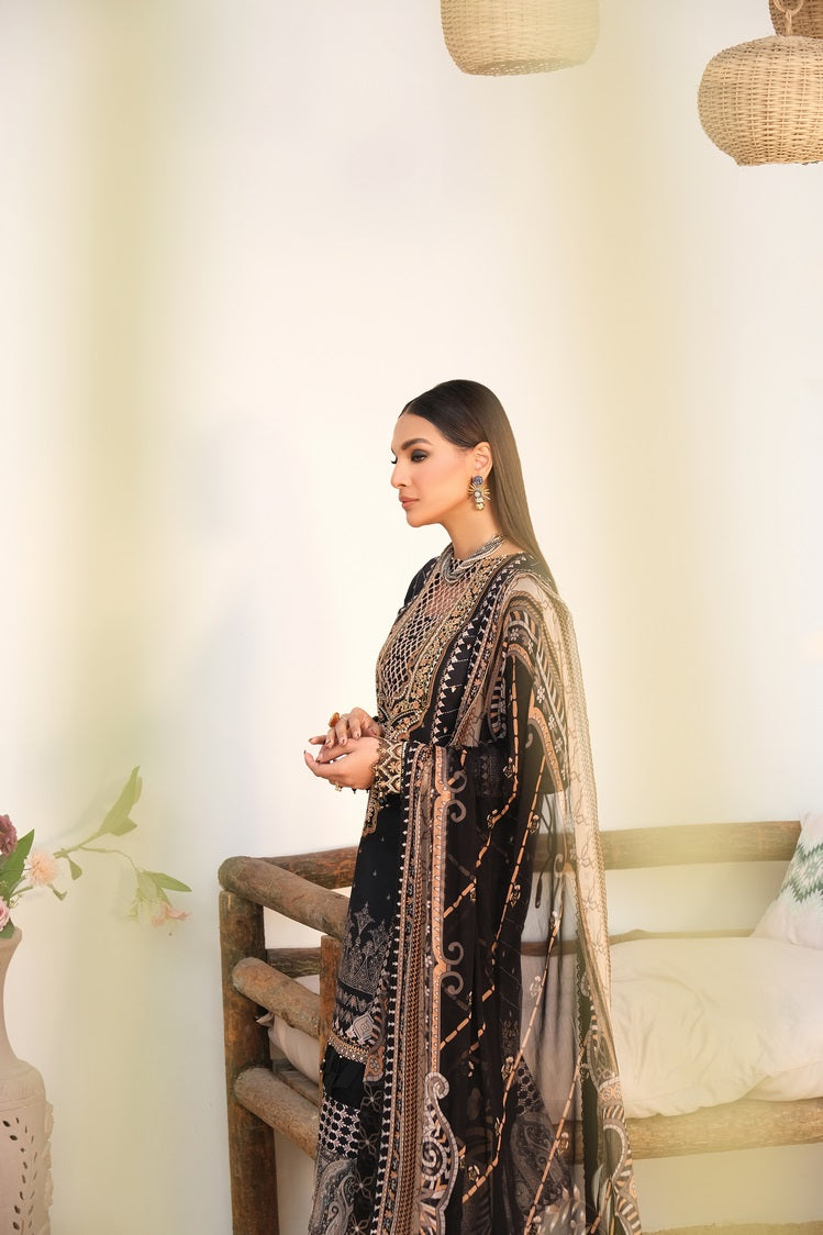 Picture of Ellena - 3-PC Unstitched Digital Printed Lawn Suit - Available at Raja Sahib