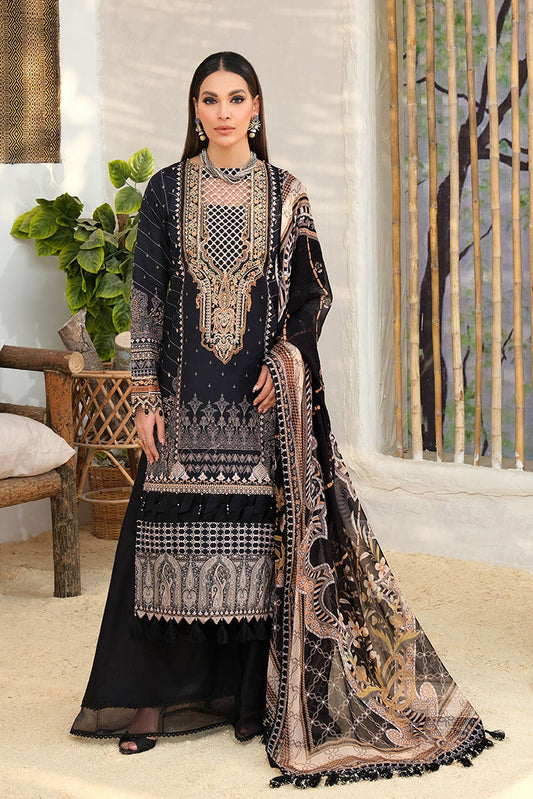 Picture of Ellena - 3-PC Unstitched Digital Printed Lawn Suit - Available at Raja Sahib