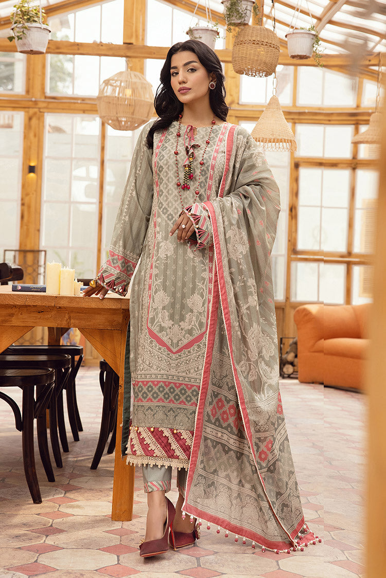 Picture of Ellena - 3-PC Unstitched Lawn Suit - Available at Raja Sahib