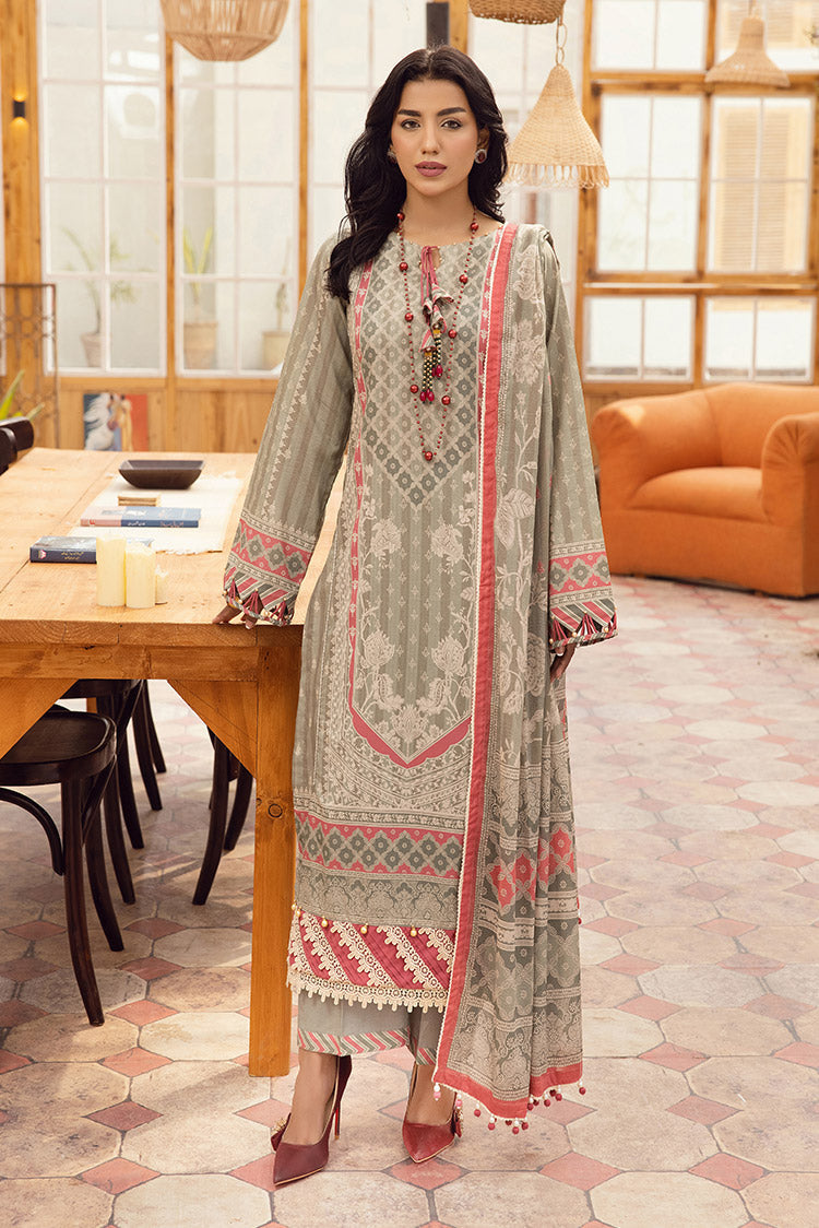 Picture of Ellena - 3-PC Unstitched Lawn Suit - Available at Raja Sahib