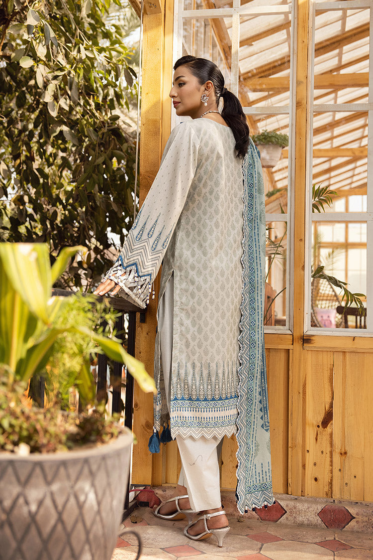 Picture of Ellena - 3-PC Unstitched Digital Printed Lawn Suit - Available at Raja Sahib