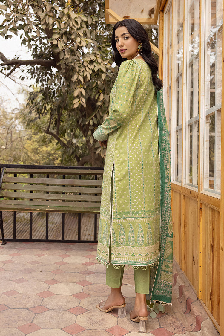 Picture of Ellena - 3-PC Unstitched Lawn Suit - Available at Raja Sahib