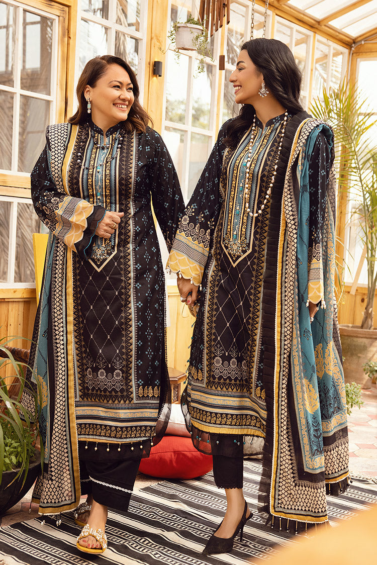 Picture of Ellena - 3-PC Unstitched Lawn Suit - Available at Raja Sahib