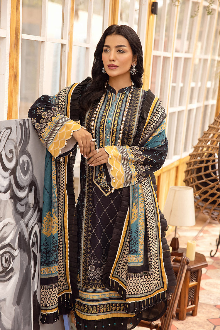 Picture of Ellena - 3-PC Unstitched Lawn Suit - Available at Raja Sahib
