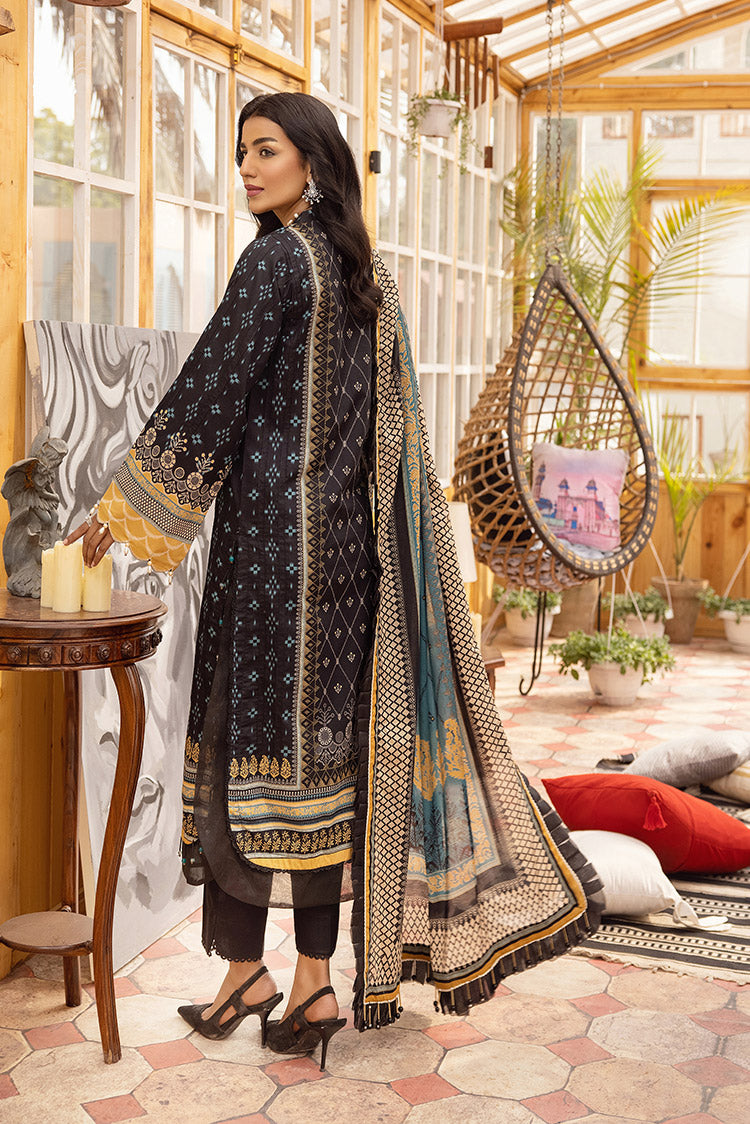 Picture of Ellena - 3-PC Unstitched Lawn Suit - Available at Raja Sahib