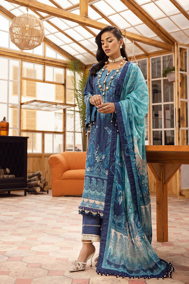Picture of Ellena - 3-PC Unstitched Digital Printed Lawn Suit - Available at Raja Sahib