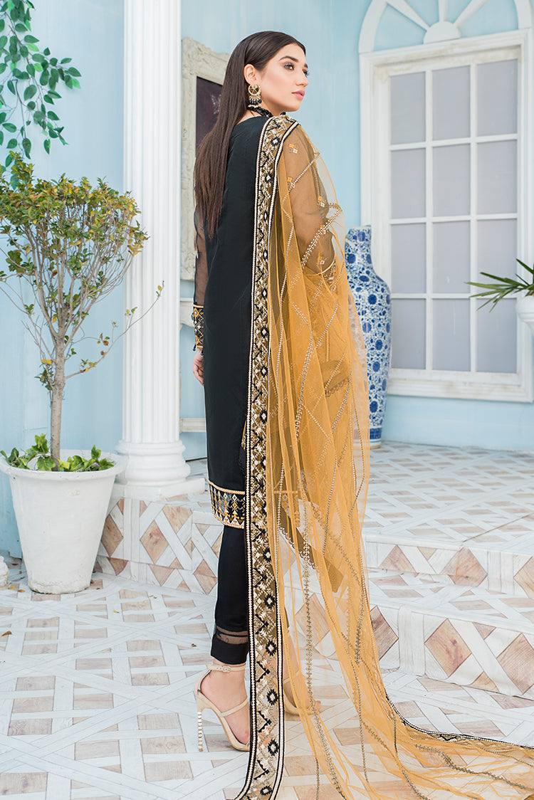 Picture of Ellena - 3-PC Stitched Organza Suit - Available at Raja Sahib