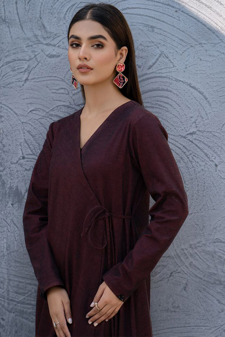 Picture of Fozia Khalid - FK Basics Collection - High-Low Angrakha - Available at Raja Sahib