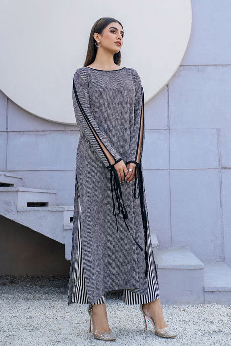 Picture of Fozia Khalid - FK Basics Collection - Monochrome Outfit - Available at Raja Sahib