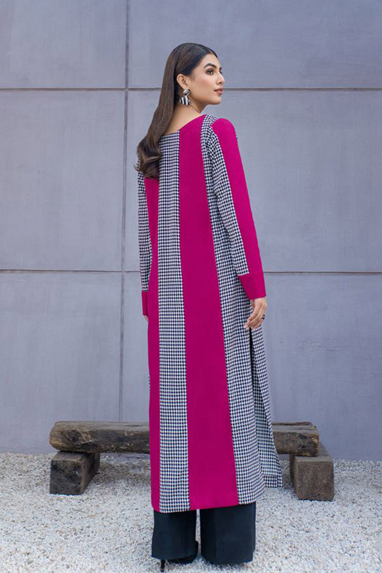 Picture of Fozia Khalid - FK Basics Collection - Paneled Long Tunic - Available at Raja Sahib