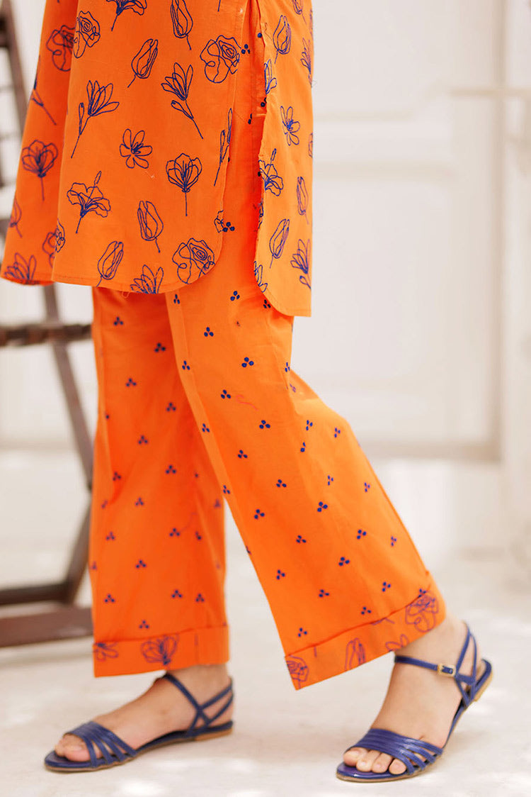 Picture of Senorita - GAD-02286 | Multicolor | Casual 3 Piece Suit  | Cotton Cambric Plain Combo - Available at Raja Sahib