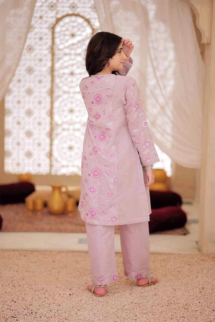 Picture of Senorita - GDD-02412 | Pink & T.Pink | Formal 3 Piece Suit  | Masuri Jackurd Plain - Available at Raja Sahib