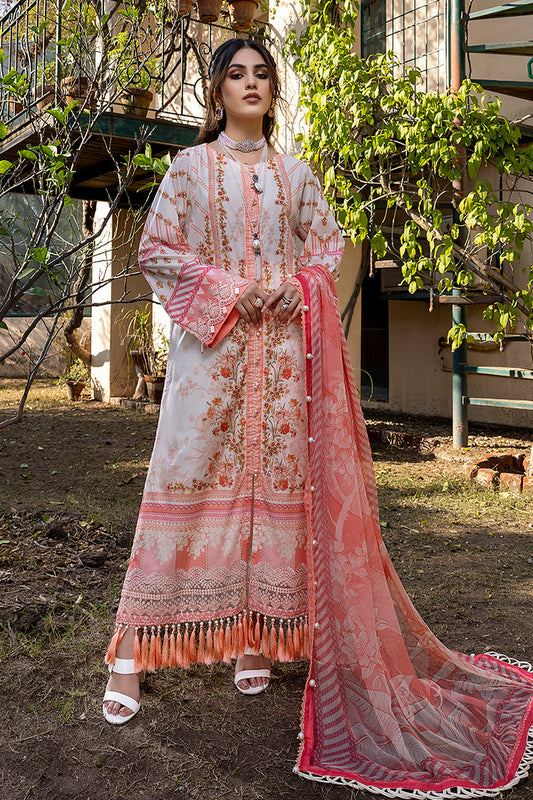 Picture of Ellena - 3-PC Unstitched Digital Printed Lawn Suit - Available at Raja Sahib