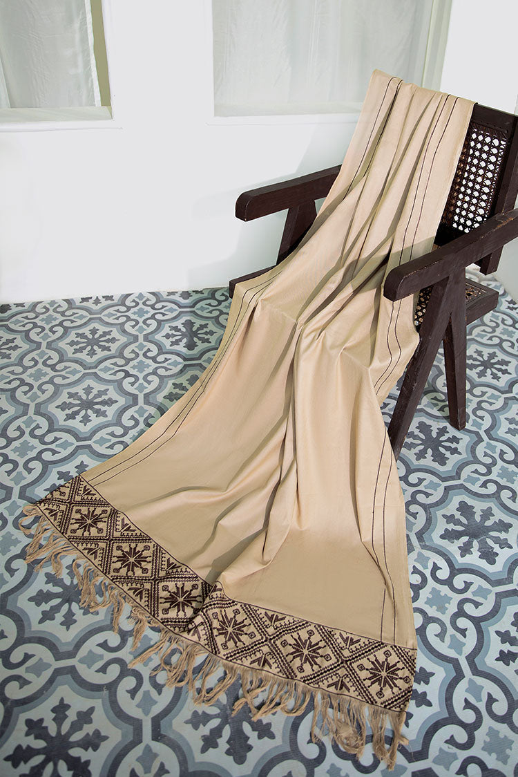 Picture of MARIA OSAMA - MEHRPOSH - PRET - KHAKI - Available at Raja Sahib