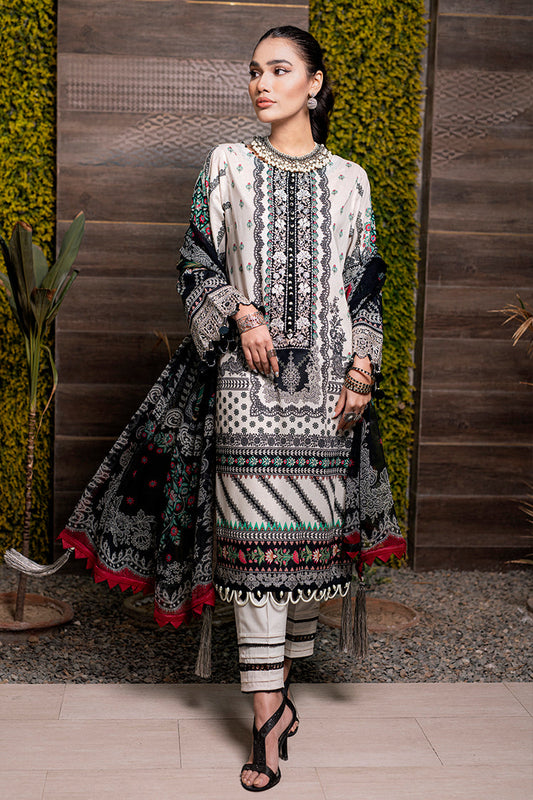 Picture of Ellena - 3-PC Unstitched Digital Printed Lawn Suit - Available at Raja Sahib
