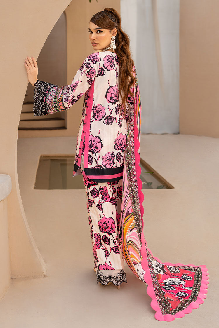 Picture of Maria Osama Khan - Raya Unstitched Collection Vol 1 - Truffle - Available at Raja Sahib