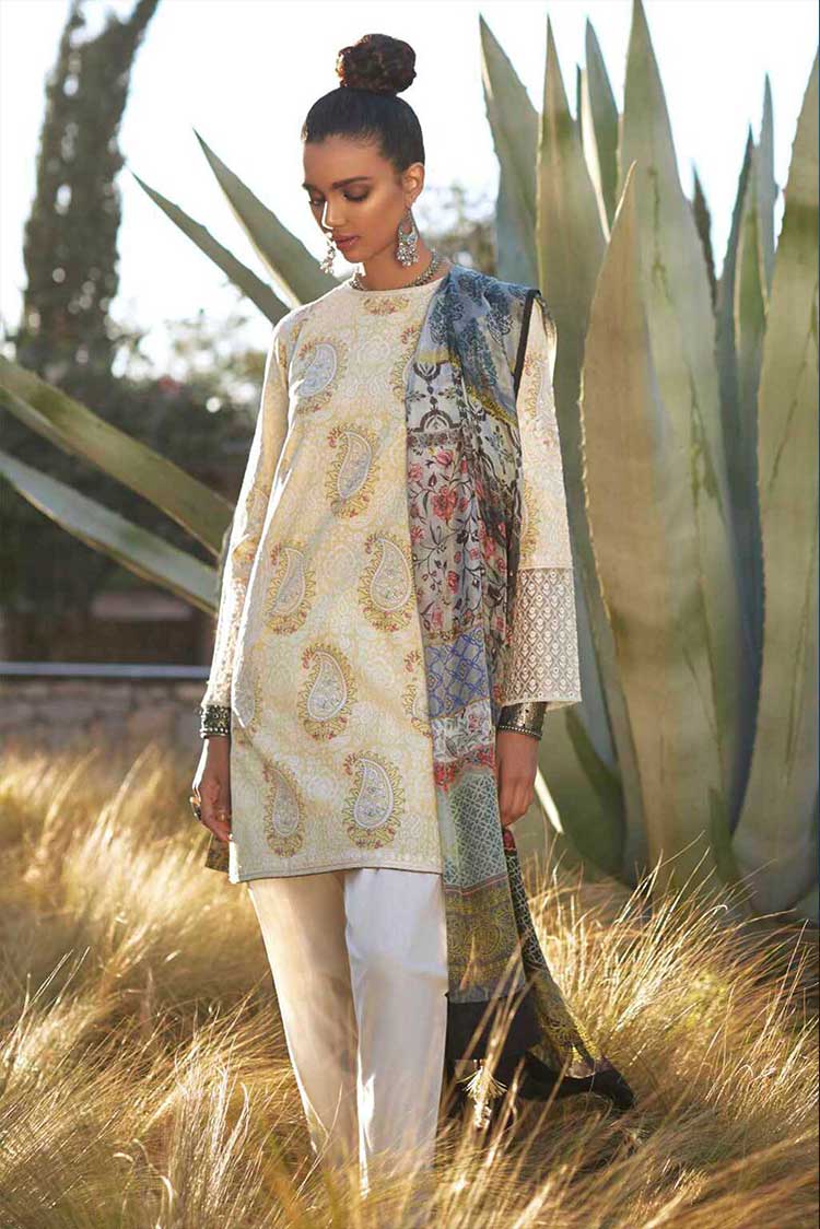 Picture of Zara Shahjahan - 11A-Minah A
 Summer Lawn Collection - Available at Raja Sahib