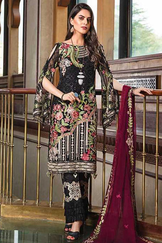 Picture of Ramsha - F-1810 Casual Embroidered Chiffon Collection Vol.18 - Available at Raja Sahib