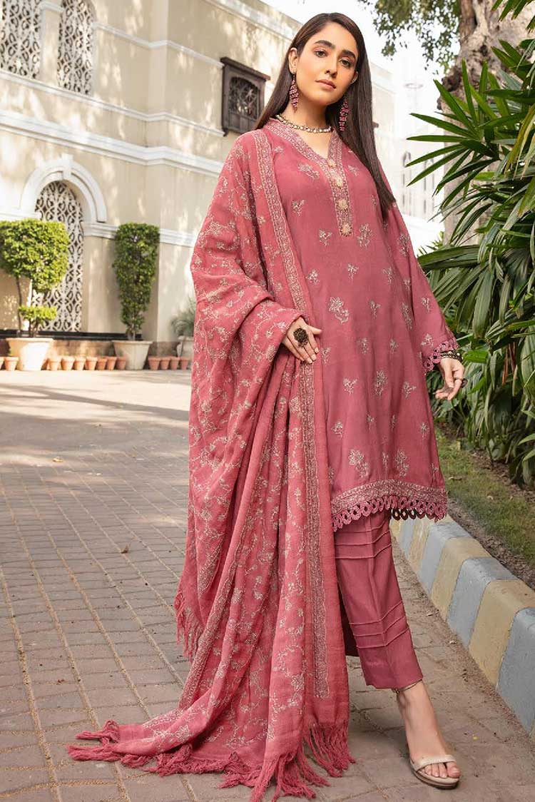 Picture of Shaista - Design 361 Khoobseerat Embroidered Peach Leather Collection Vol 5 - Available at Raja Sahib