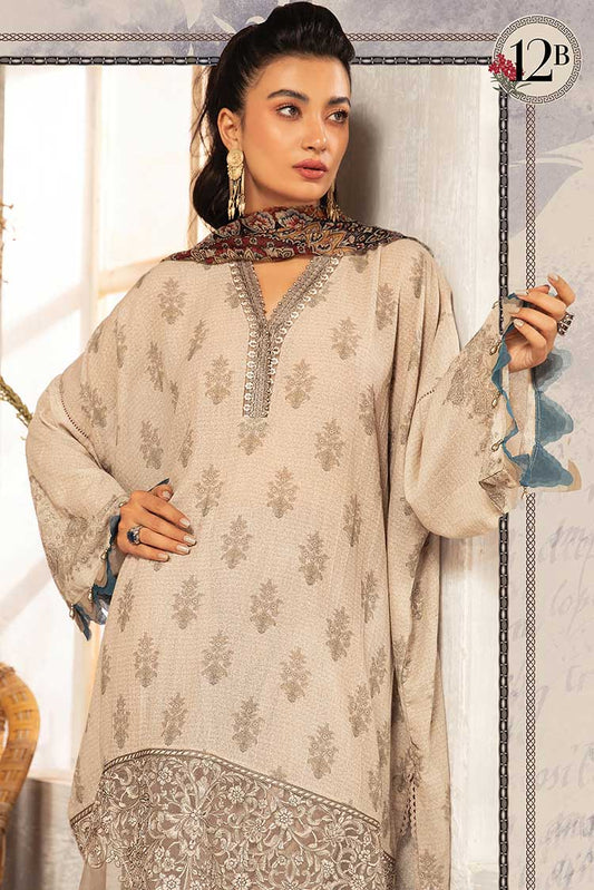 Picture of Design 12B Mprints Winter Shawl Collection - Available at Raja Sahib