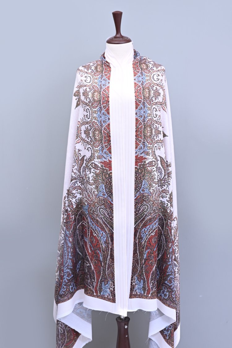 Picture of Ellena - Digital Printed Shawl - Available at Raja Sahib
