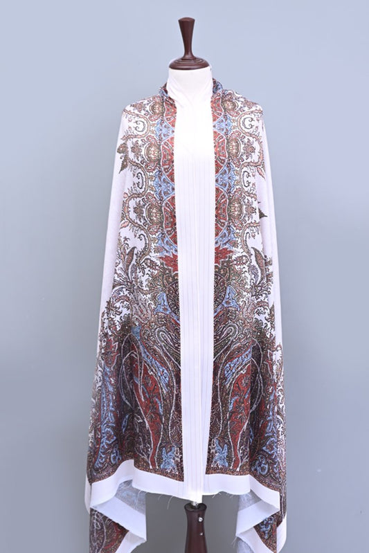 Picture of Ellena - Digital Printed Shawl - Available at Raja Sahib