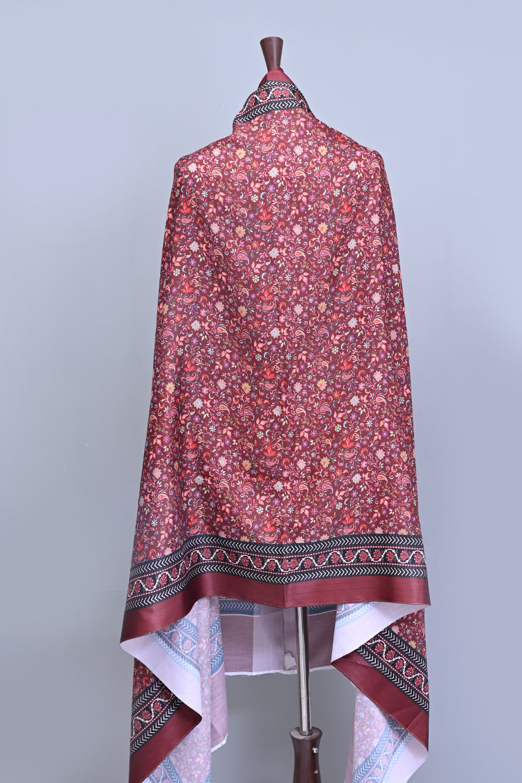 Picture of Ellena - Digital Printed Shawl - Available at Raja Sahib
