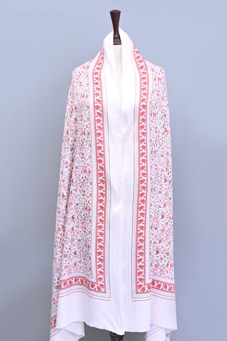 Picture of Ellena - Digital Printed Shawl - Available at Raja Sahib