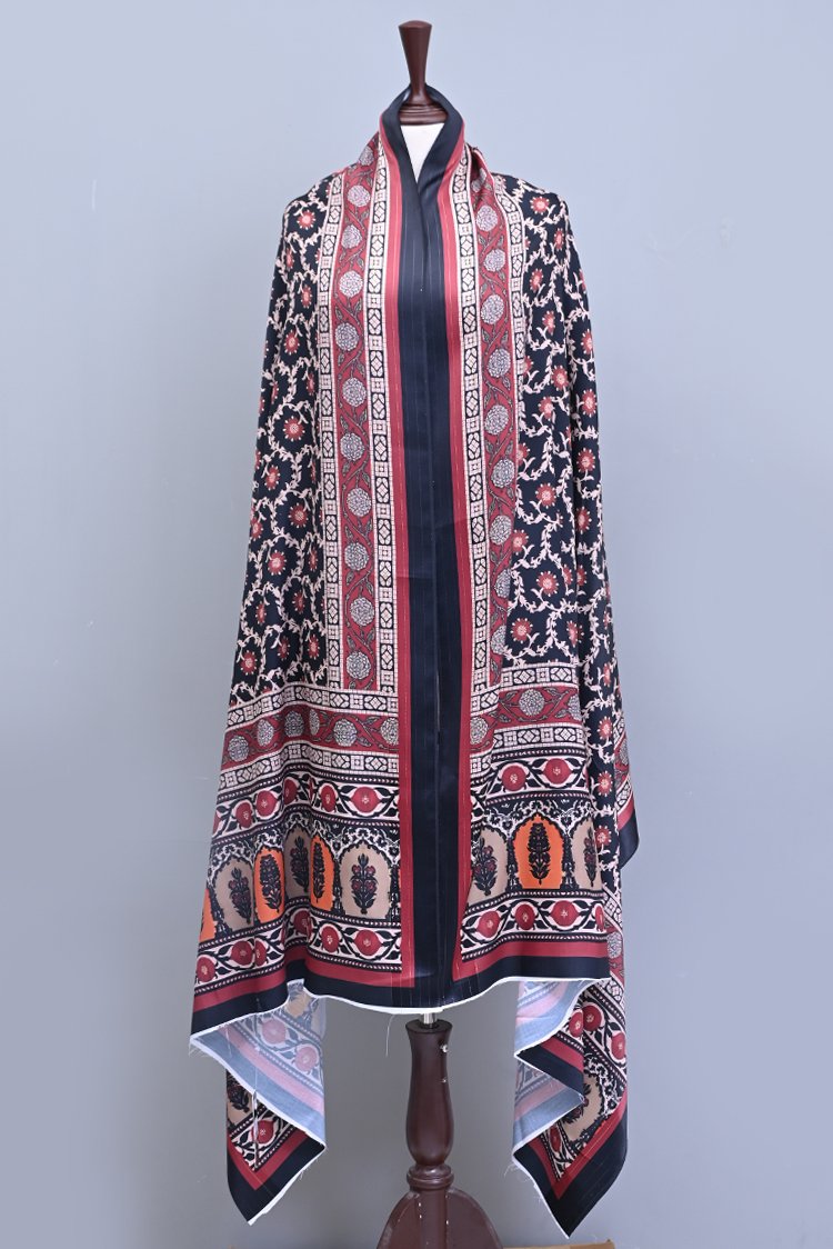 Picture of Ellena - Digital Printed Shawl - Available at Raja Sahib