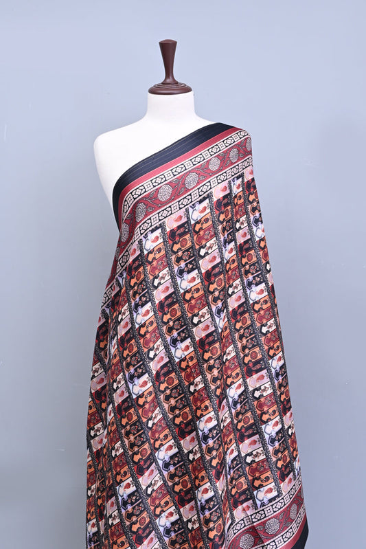 Picture of Ellena - Digital Printed Shawl - Available at Raja Sahib