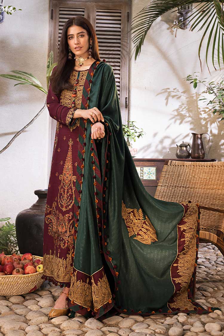 Picture of AJK 04 The Syra Edit Kashmiri Embroidered Collection - Available at Raja Sahib