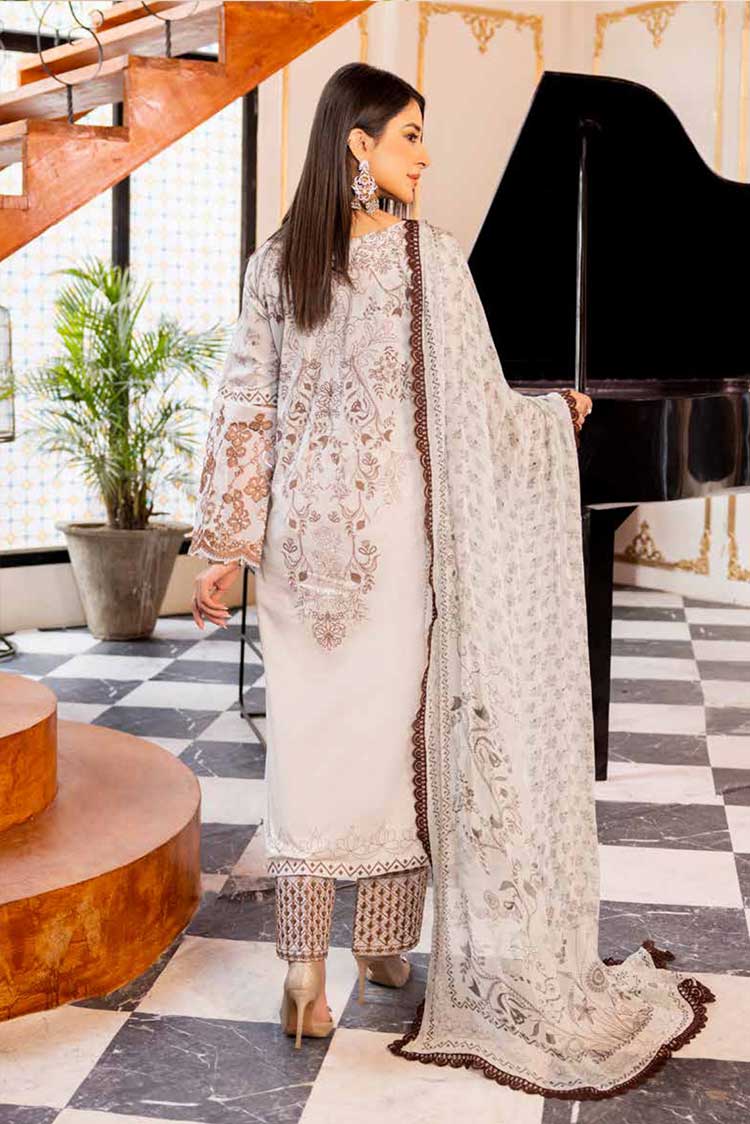 Picture of Shaista - SEP 200 Embroidered Laces Collection - Available at Raja Sahib