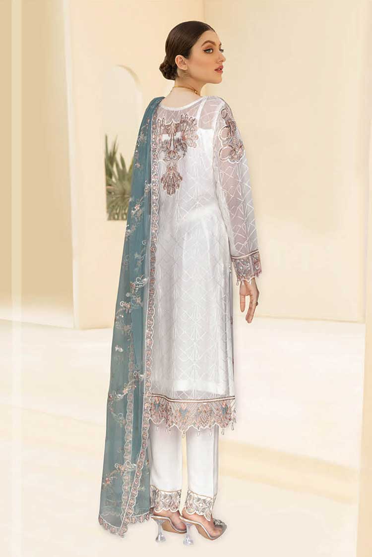 Picture of Ramsha - K 105 Kashish Weightless Chiffon Collection Vol 1 - Available at Raja Sahib