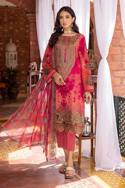 Picture of Charizma - CSM 01 Swiss Miss Embroidered Swiss Voil Collection Vol 1 - Available at Raja Sahib