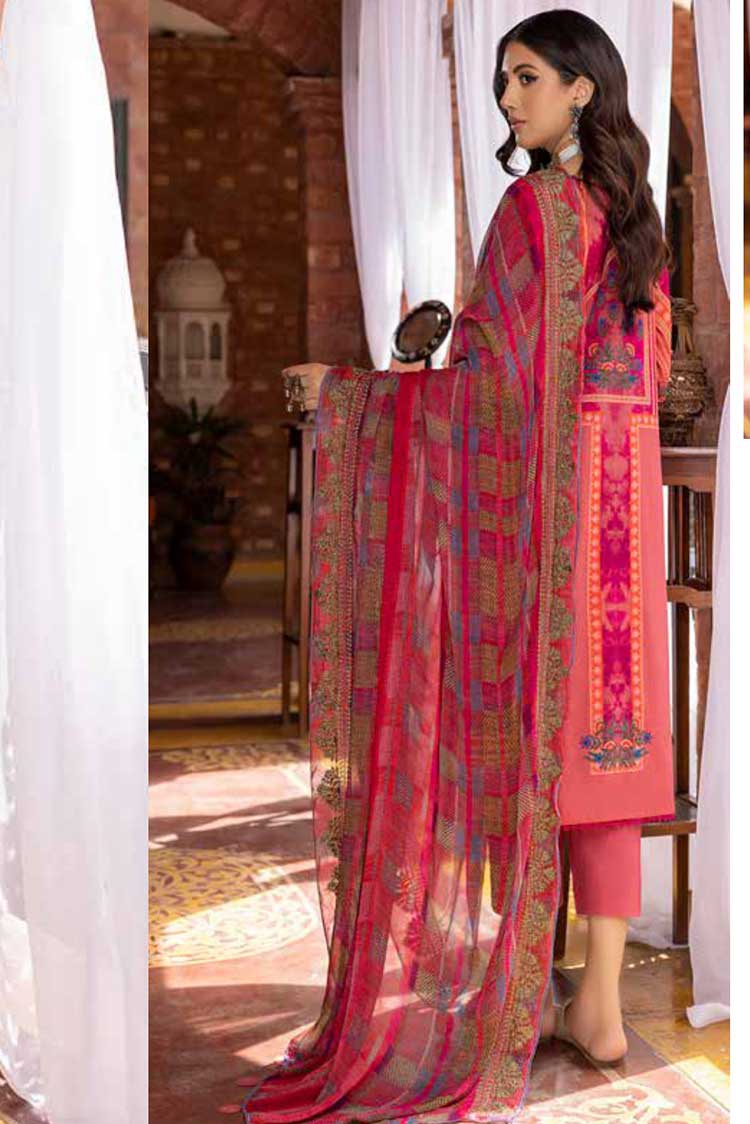 Picture of Charizma - CSM 01 Swiss Miss Embroidered Swiss Voil Collection Vol 1 - Available at Raja Sahib