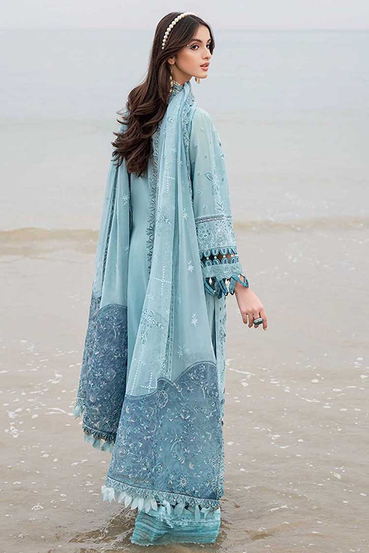 Picture of Nureh - NSL 05 Amelie Tere Sang Swiss Lawn Collection - Available at Raja Sahib