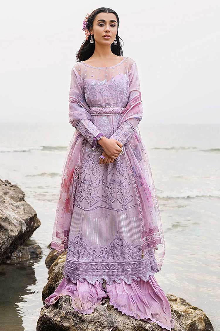 Picture of Nureh - NSL 07 Diora Tere Sang Swiss Lawn Collection - Available at Raja Sahib