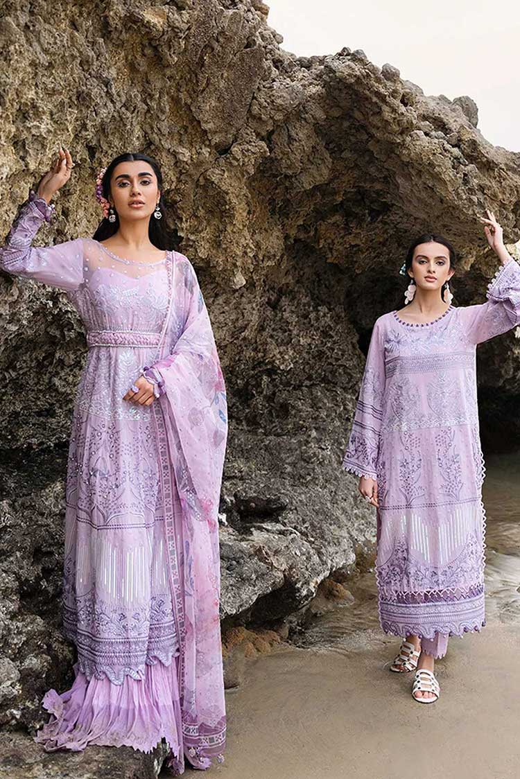 Picture of Nureh - NSL 07 Diora Tere Sang Swiss Lawn Collection - Available at Raja Sahib