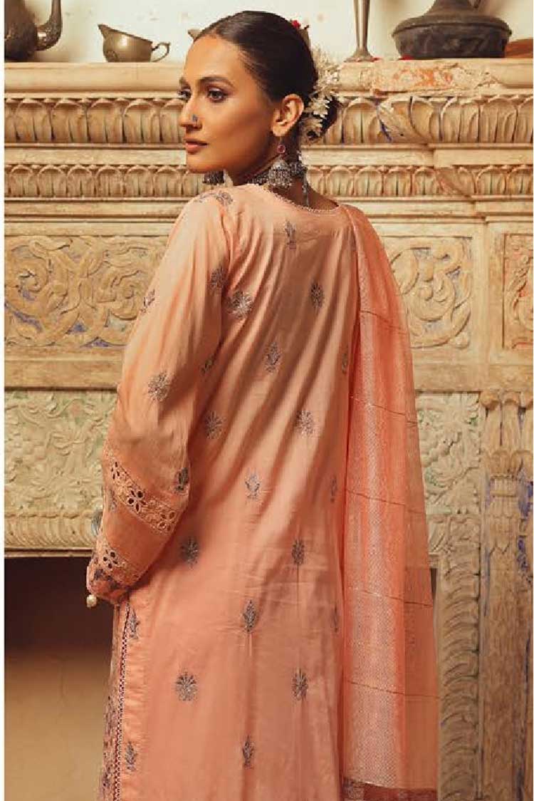 Picture of Shaista - SELC 121 Shahzal Embroidered Lawn Collection - Available at Raja Sahib