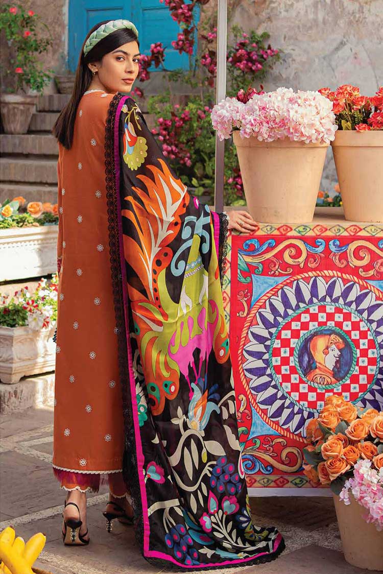 Picture of Mushq - HML 23 8A Viviana Tesoro Hemline Spring Summer Collection - Available at Raja Sahib