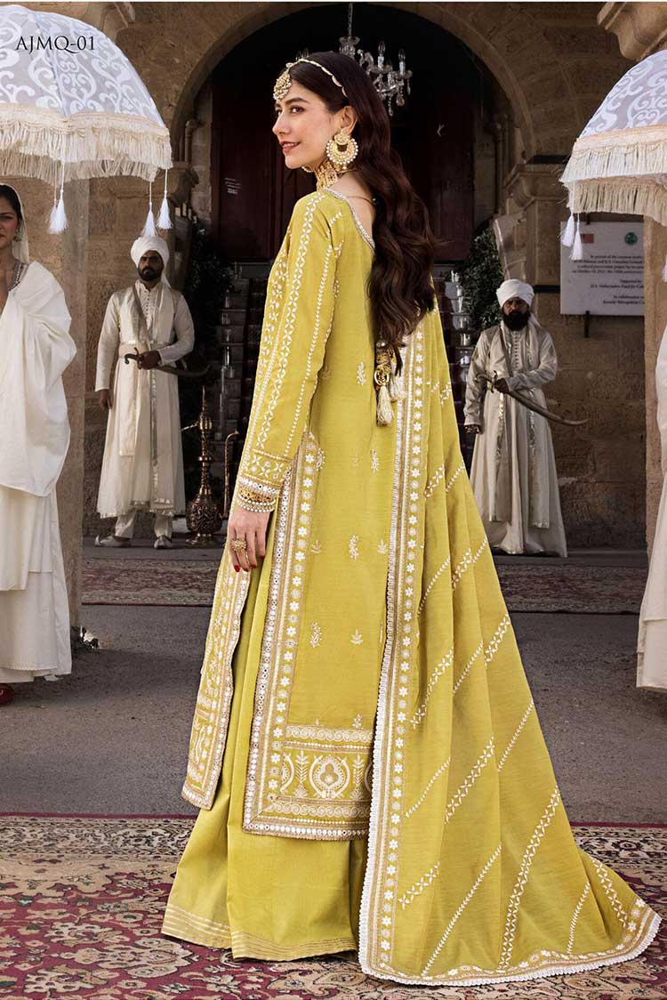 Picture of Asim Jofa - AJMQ 01 The Mughal Queen Lucknowi Chikankaari Collection - Available at Raja Sahib