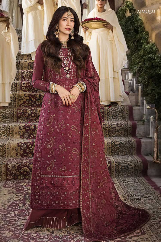 Picture of Asim Jofa - AJMQ 03 The Mughal Queen Lucknowi Chikankaari Collection - Available at Raja Sahib