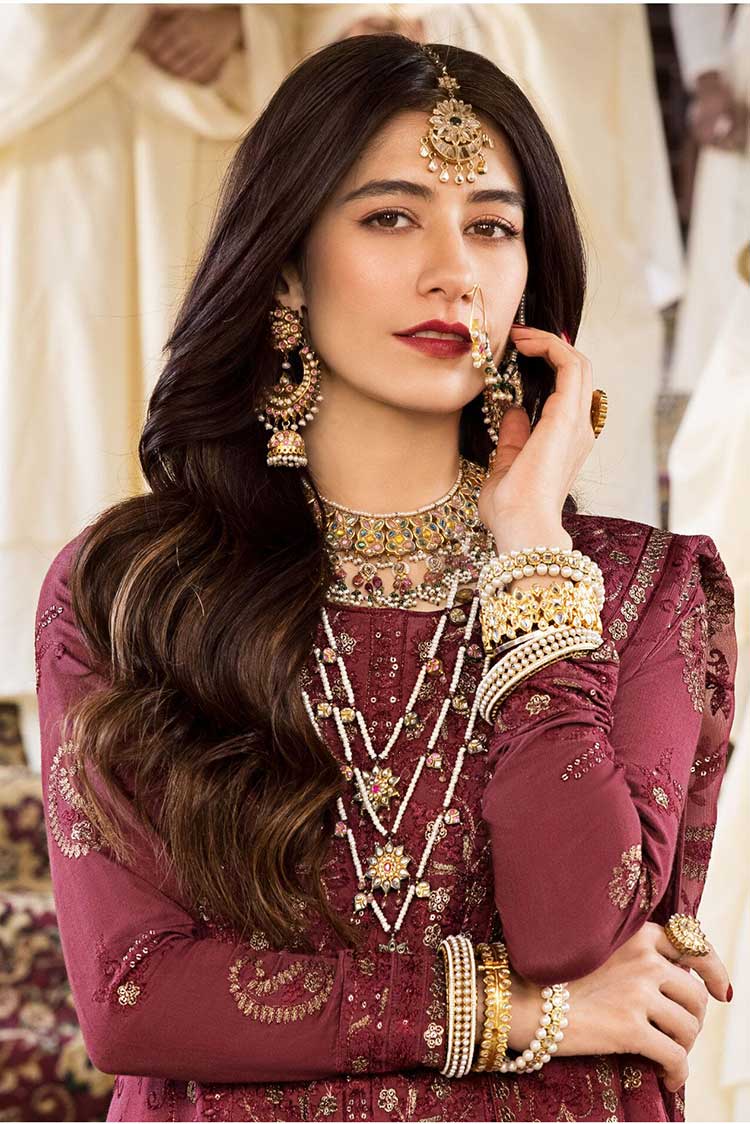 Picture of Asim Jofa - AJMQ 03 The Mughal Queen Lucknowi Chikankaari Collection - Available at Raja Sahib