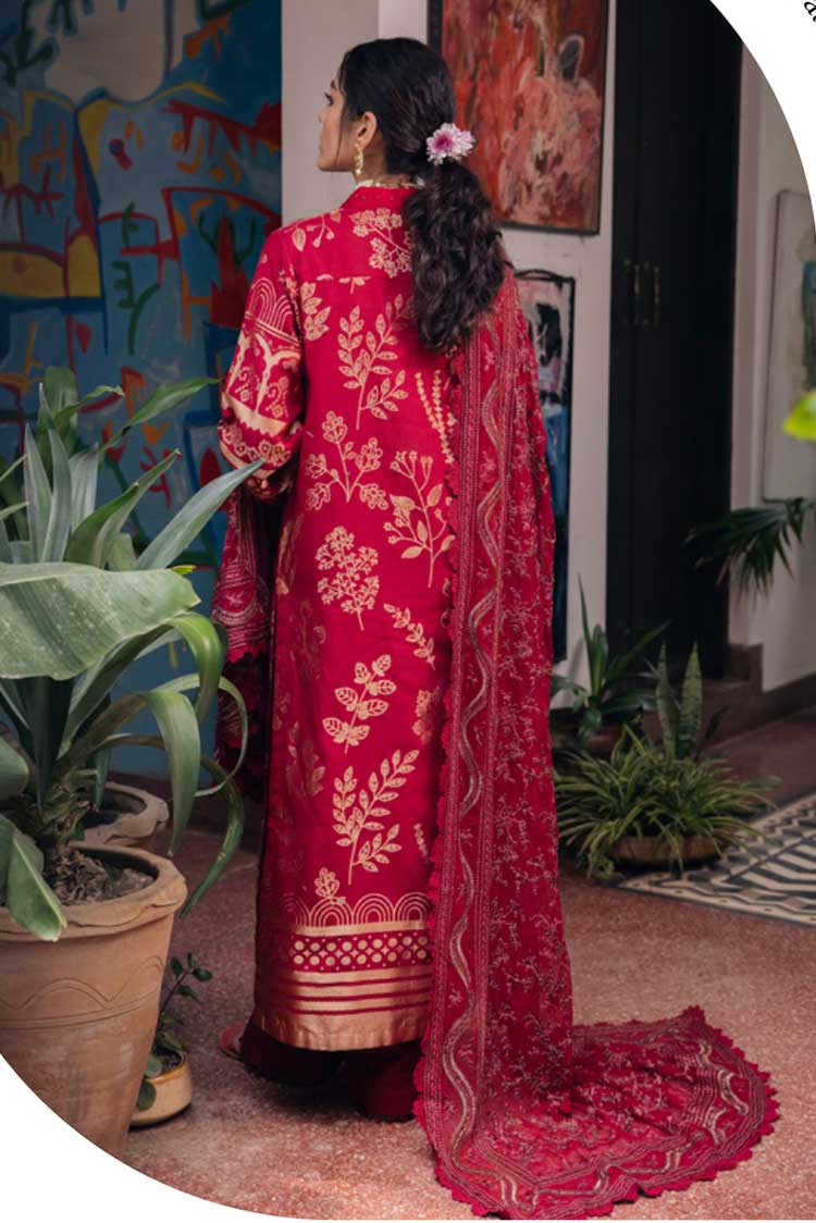 Picture of <!--ahk-->Nureh - NJ 87 Maya Embroidered Cambric Jacquard Collection - Available at Raja Sahib