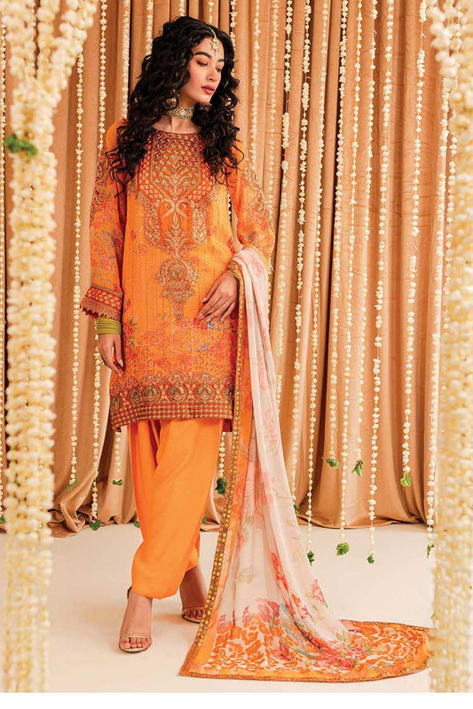 Picture of Charizma - VSL 01 Vasal Premium Embroidered Formal Chiffon Collection Vol 1 - Available at Raja Sahib