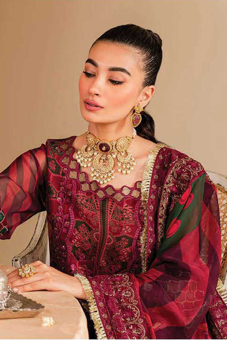 Picture of Charizma - VSL 08 Vasal Premium Embroidered Formal Chiffon Collection Vol 1 - Available at Raja Sahib