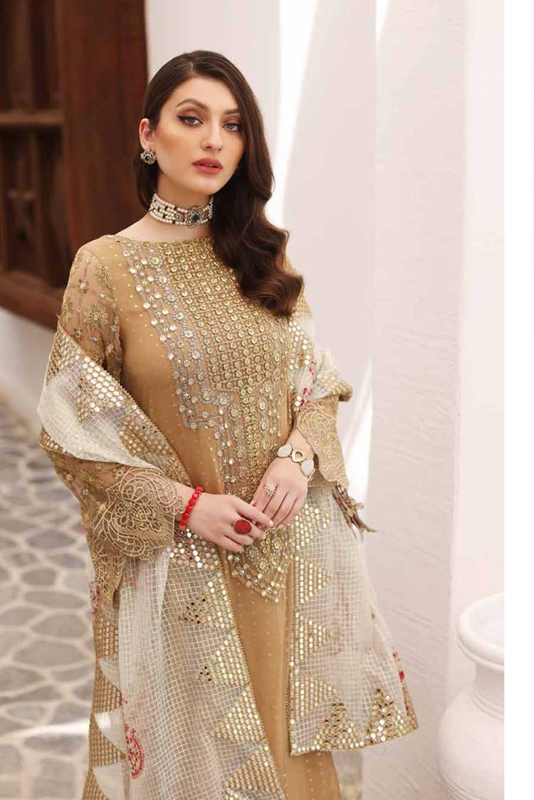 Picture of Charizma - DD 02 Diamond Dust Premium Chiffon Collection Vol 1 - Available at Raja Sahib