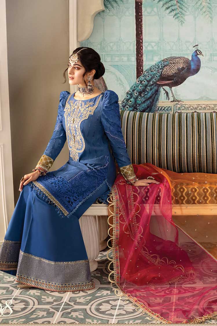 Picture of Maria B - Design 08 Sateen Collection Vol 6 - Available at Raja Sahib